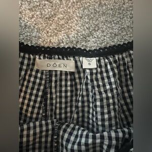 Doen gingham shorts
